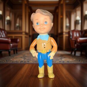 Vintage 1999 Toy Biz Marvel Miss Party Surprise Cowboy Figure 3.5” A44